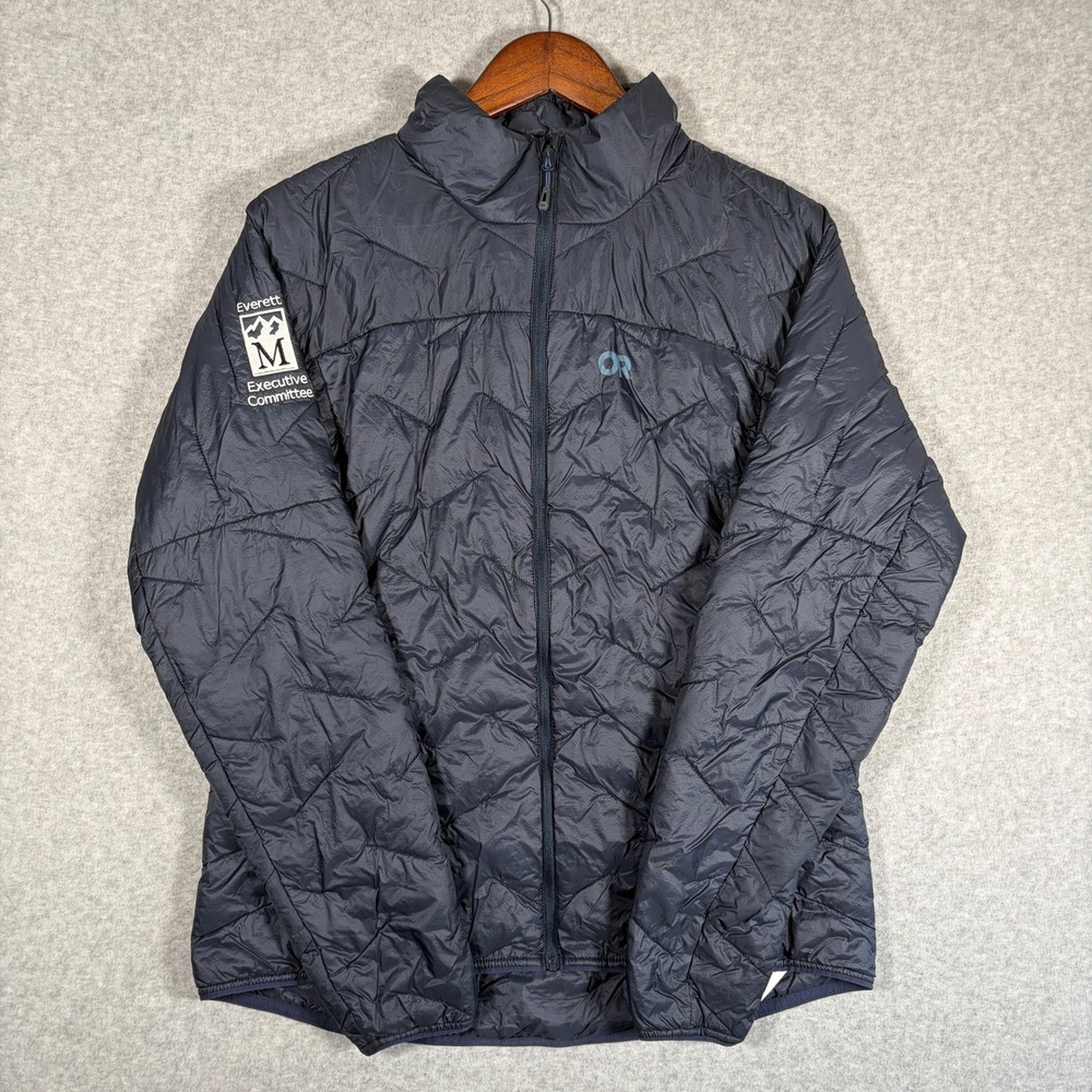 Outdoor Research SuperStrand LT Jacket Womens Large Blue Quilted Insulated Coat